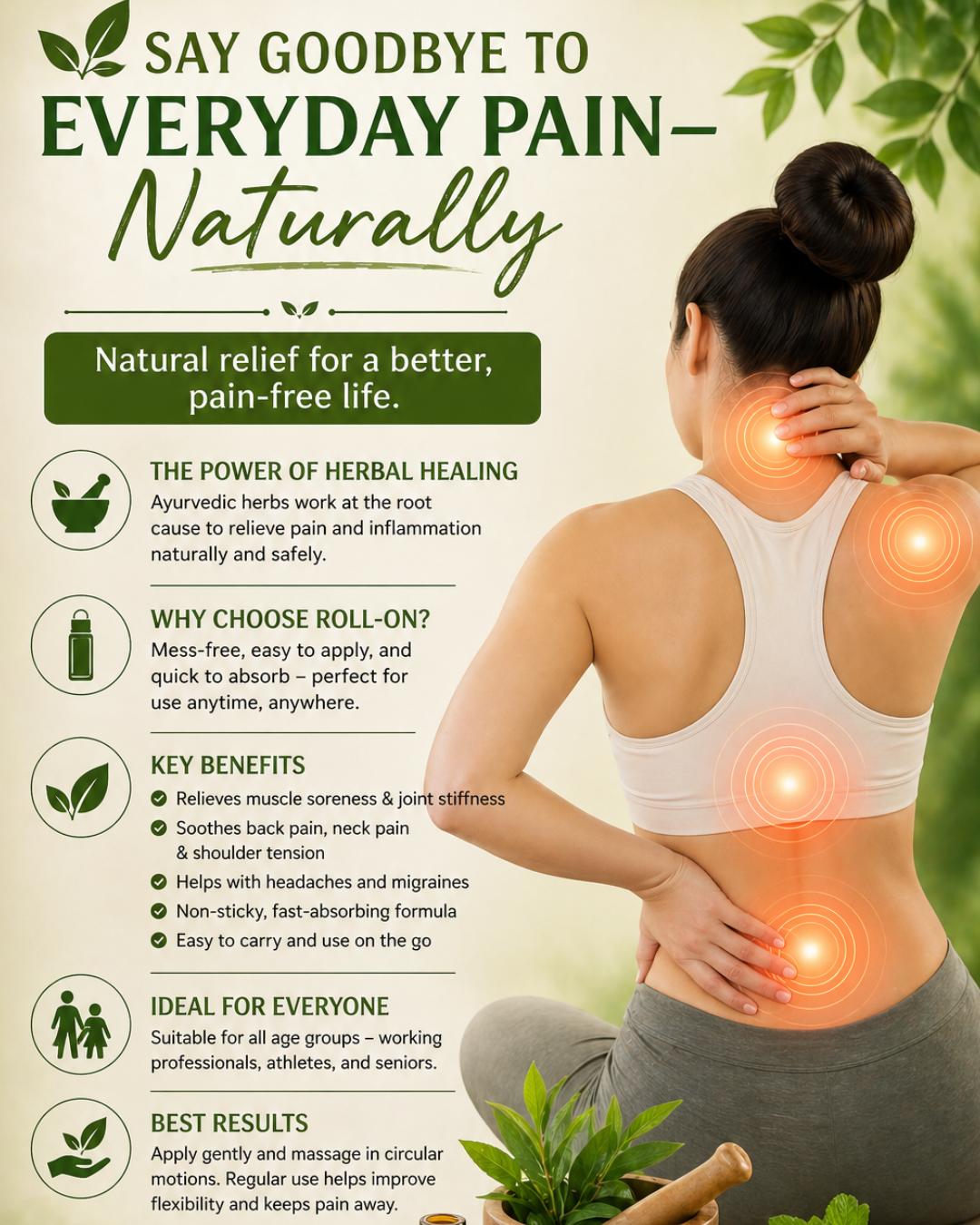 Say Goodbye to Everyday Pain—Naturally