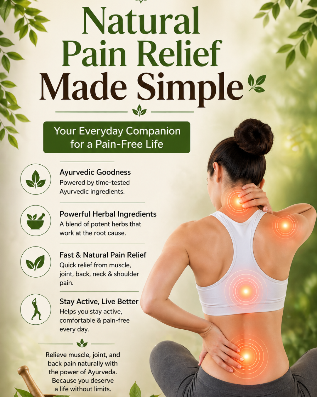 Natural Pain Relief Made Simple: Your Everyday Companion for a Pain-Free Life